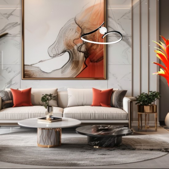 LED Κρεμαστό φωτιστικό PERLA BLACK 34W ML1177 LED Κρεμαστό φωτιστικό PERLA BLACK 34W ML1177