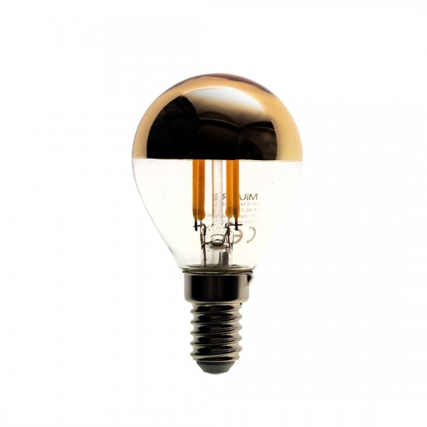 LED FILAMENT BULB 4W G45 E14 2700K TOP ΧΡΥΣΟ