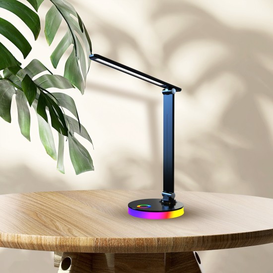 Φωτιστικό γραφείου Bruno Black 5W LED RGB Φωτιστικό γραφείου Bruno Black 5W LED RGB