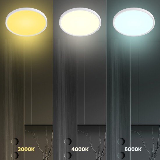 Πλαφονιέρα LED 24W ML1661 ΛΕΥΚΟ MAQ