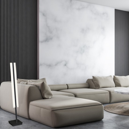 ΦΩΤΙΣΤΙΚΟ ΔΑΠΕΔΟΥ LED RAY ΜΑΥΡΟ 36W ΦΩΤΙΣΤΙΚΟ ΔΑΠΕΔΟΥ LED RAY ΜΑΥΡΟ 36W