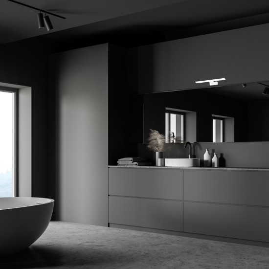 LED ΑΠΛΙΚΑ SHINE ΛΕΥΚΟ 7W LED 30CM 4000K IP44 LED ΑΠΛΙΚΑ SHINE ΛΕΥΚΟ 7W LED 30CM 4000K IP44