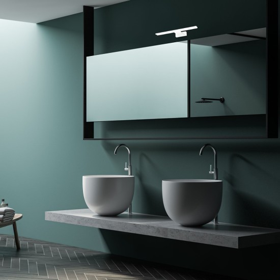 LED ΑΠΛΙΚΑ SHINE ΛΕΥΚΟ 7W LED 30CM 4000K IP44 LED ΑΠΛΙΚΑ SHINE ΛΕΥΚΟ 7W LED 30CM 4000K IP44