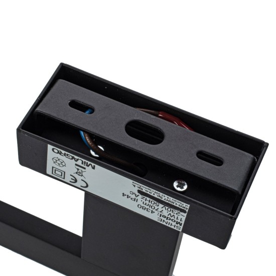 LED ΑΠΛΙΚΑ SHINE ΜΑΥΡΟ 11W LED 45CM 4000Κ LED ΑΠΛΙΚΑ SHINE ΜΑΥΡΟ 11W LED 45CM 4000Κ