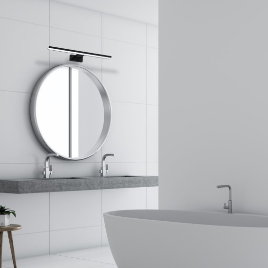 LED ΑΠΛΙΚΑ SHINE ΜΑΥΡΟ 13,8W LED 60CM 4000 LED ΑΠΛΙΚΑ SHINE ΜΑΥΡΟ 13,8W LED 60CM 4000