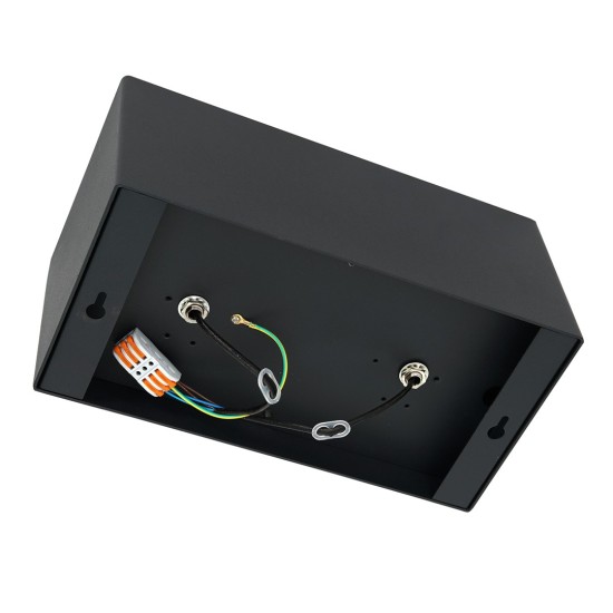 ΣΠΟΤ ΜΑΥΡΟ PLAZA ΟΡΘΩΓΩΝΙΟ 2XGU10 AR111 ΣΠΟΤ ΜΑΥΡΟ PLAZA ΟΡΘΩΓΩΝΙΟ 2XGU10 AR111