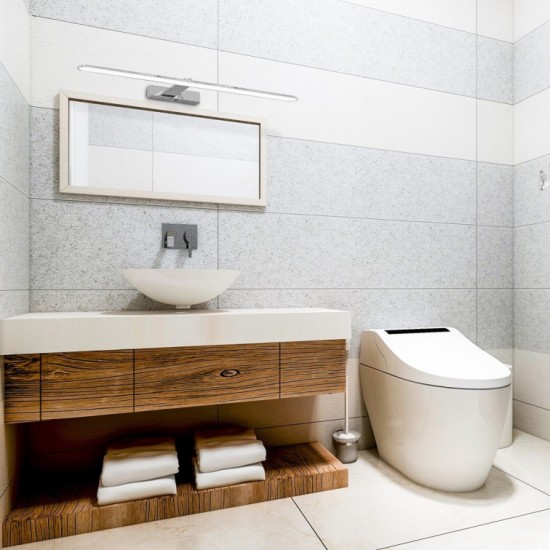 LED ΑΠΛΙΚΑ SPLASH ΧΡΩΜΙΟ 12W LED 60CM 4000K IP44 LED ΑΠΛΙΚΑ SPLASH ΧΡΩΜΙΟ 12W LED 60CM 4000K IP44