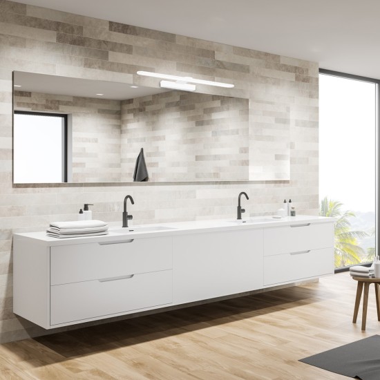 LED ΑΠΛΙΚΑ SPLASH ΛΕΥΚΟ 8W LED 40CM 4000K IP44