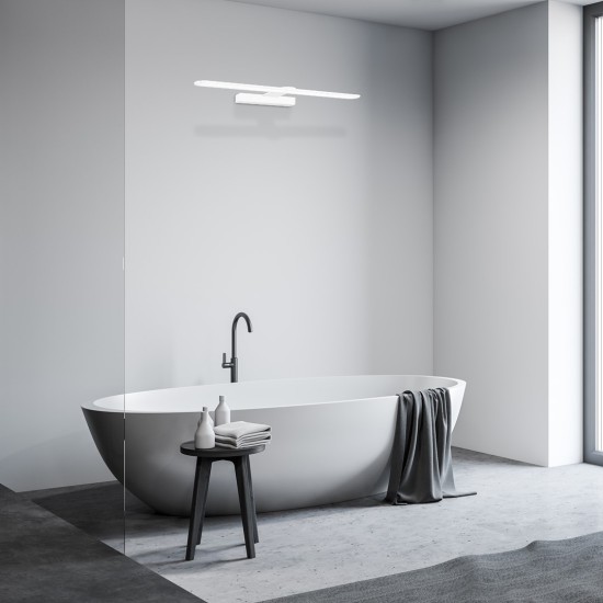 LED ΑΠΛΙΚΑ SPLASH ΛΕΥΚΟ 8W LED 40CM 4000K IP44