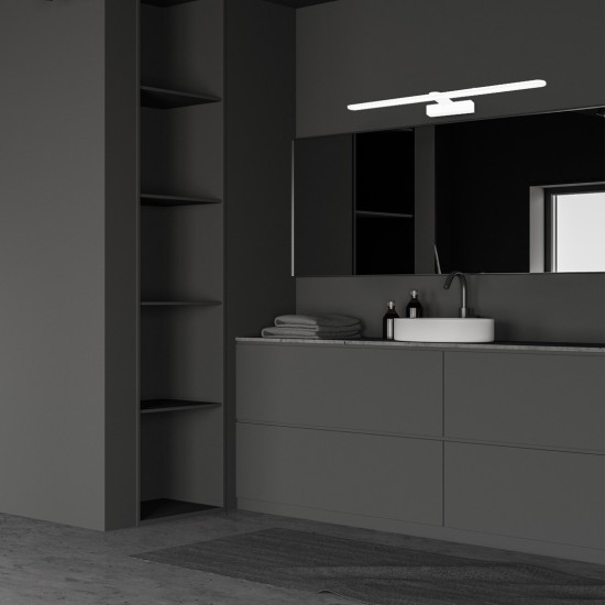 LED ΑΠΛΙΚΑ SPLASH ΛΕΥΚΟ 12W LED 60CM 4000K IP44 LED ΑΠΛΙΚΑ SPLASH ΛΕΥΚΟ 12W LED 60CM 4000K IP44