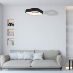 LED ΚΡΕΜΑΣΤΟ ΦΩΤΙΣΤΙΚΟ ASTRO 40W 4000K ΜΑΥΡΟ