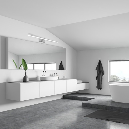 LED ΑΠΛΙΚΑ SPLASH ΧΡΩΜΙΟ 16W LED 80CM 4000K IP44 LED ΑΠΛΙΚΑ SPLASH ΧΡΩΜΙΟ 16W LED 80CM 4000K IP44