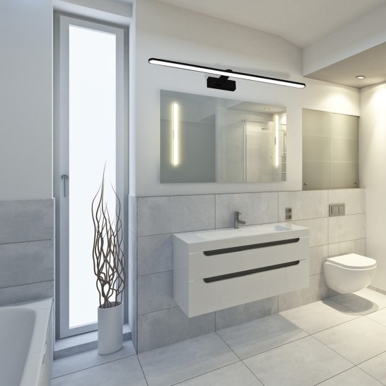 LED ΑΠΛΙΚΑ SPLASH ΜΑΥΡΟ 21W LED 100CM 4000K IP44 LED ΑΠΛΙΚΑ SPLASH ΜΑΥΡΟ 21W LED 100CM 4000K IP44