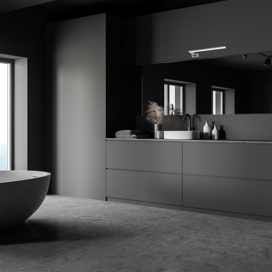 LED ΑΠΛΙΚΑ SHINE ΧΡΩΜΙΟ 11W LED 45CM 4000Κ RIGHT LED ΑΠΛΙΚΑ SHINE ΧΡΩΜΙΟ 11W LED 45CM 4000Κ RIGHT