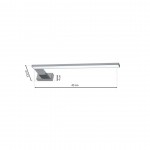 LED ΑΠΛΙΚΑ SHINE ΧΡΩΜΙΟ 11W LED 45CM 4000Κ RIGHT