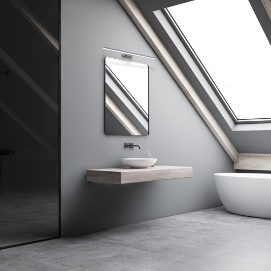 LED ΑΠΛΙΚΑ SHINE ΧΡΩΜΙΟ 13,8W LED 60CM 4000 LED ΑΠΛΙΚΑ SHINE ΧΡΩΜΙΟ 13,8W LED 60CM 4000