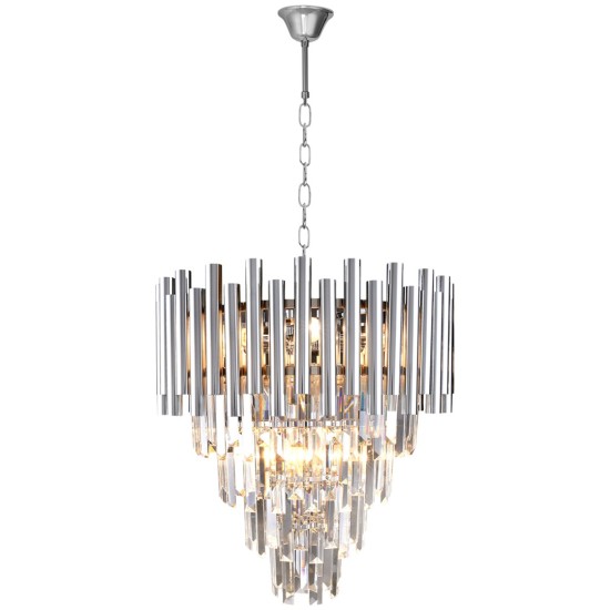 CRYSTAL LIGHT ML5991 Χρώμιο 9φωτο