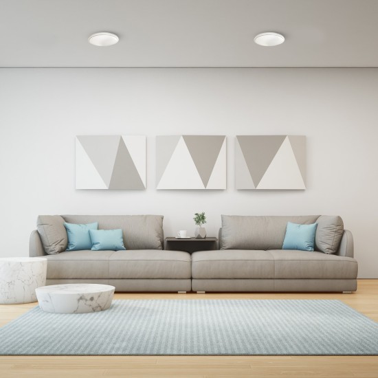 Πλαφονιέρα LED 10W PEPE ΛΕΥΚΟ 4000Κ IP44 Πλαφονιέρα LED 10W PEPE ΛΕΥΚΟ 4000Κ IP44