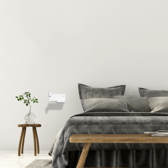 Απλίκα Ξενοδοχείου 4W+5W+2W+USB ΛΕΥΚΟ 4000Κ Απλίκα Ξενοδοχείου 4W+5W+2W+USB ΛΕΥΚΟ 4000Κ