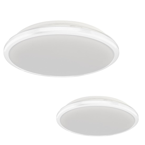 Πλαφονιέρα LED 18W  TERMA ΛΕΥΚΟ 4000Κ IP44