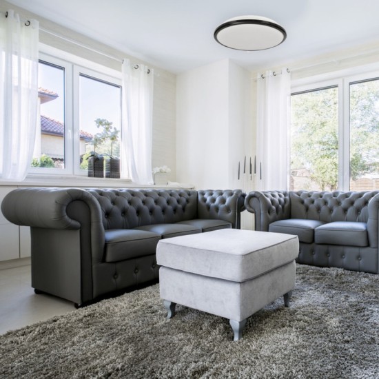 Πλαφονιέρα LED 24W TERMA ΜΑΥΡΟ 4000Κ IP44