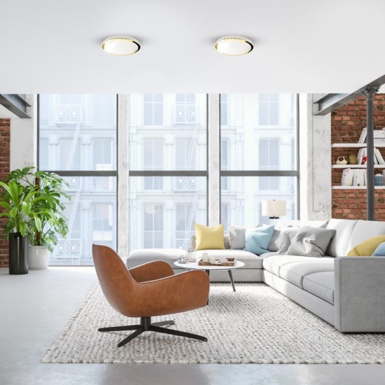 Πλαφονιέρα LED 33W ML8130 ΧΡΥΣΟ Πλαφονιέρα LED 33W ML8130 ΧΡΥΣΟ