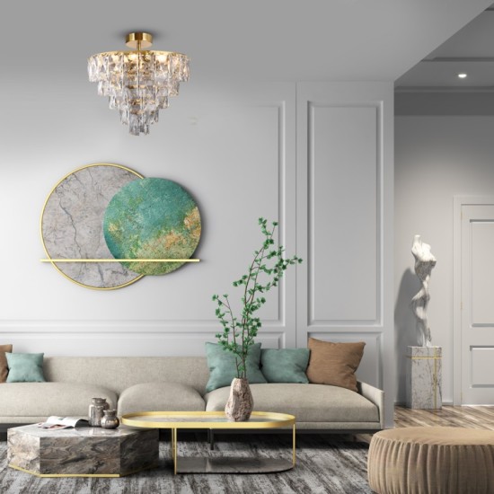 CRYSTAL LIGHT ML8812 6 ΦΩΤΑ Ε14 ΧΡΥΣΟ