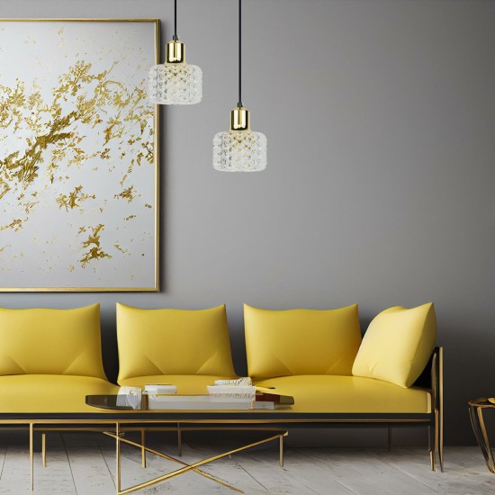 Κρεμαστό Μονόφωτο LUMI 1ΧG9 Μαύρο/Χρυσό Κρεμαστό Μονόφωτο LUMI 1ΧG9 Μαύρο/Χρυσό