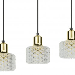 Κρεμαστό Φωτιστικό LUMI  3ΧG9 Μαύρο/Χρυσό