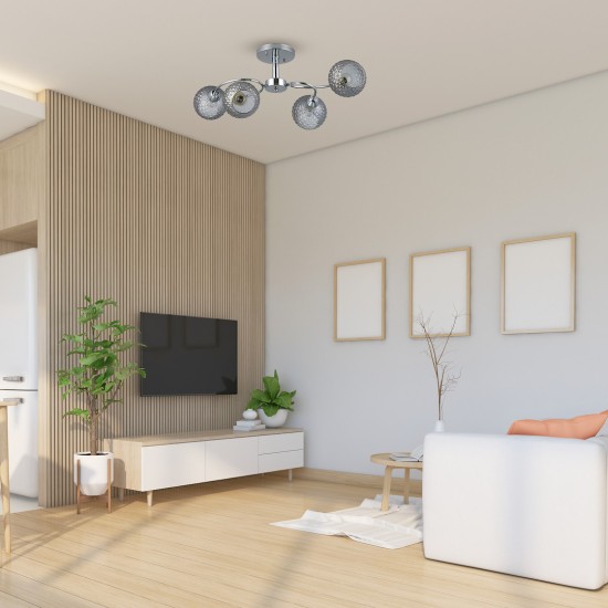 Φωτιστικό οροφής OAKLAND 4xE27