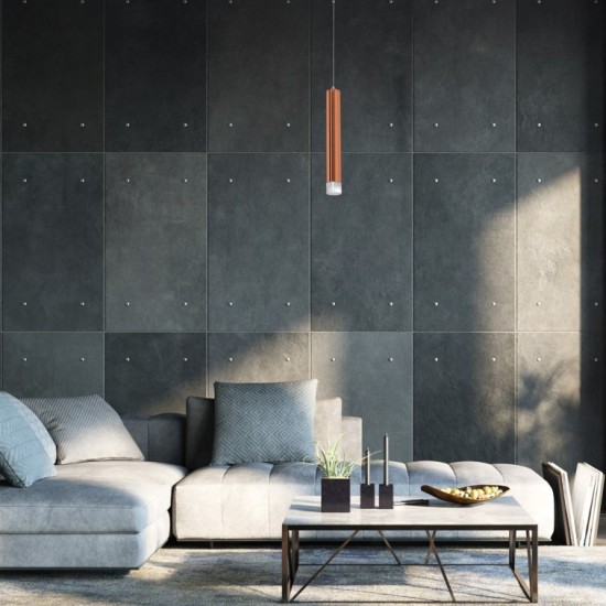 ΜΟΝΟΦΩΤΟ LED COOPER 5W LED ΧΑΛΚΟΣ