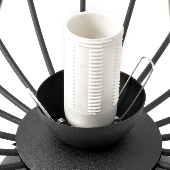 Κρεμαστό Φωτιστικό  KRONOS Μαύρο 3xE14