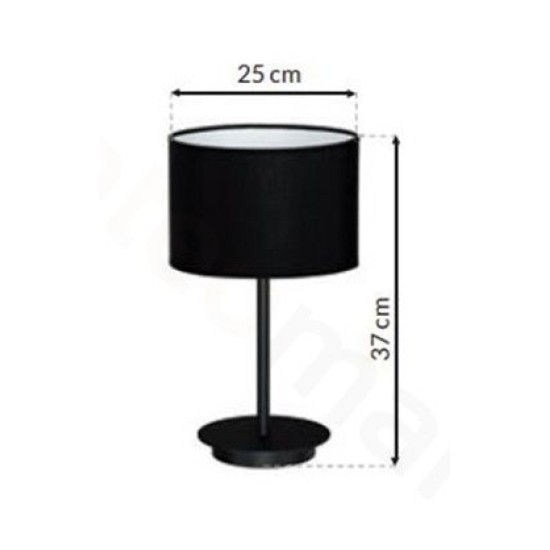 ΦΩΤΙΣΤΙΚΟ ΕΠΙΤΡΑΠΕΖΙΟ BARI ΜΑΥΡΟ 1XE27