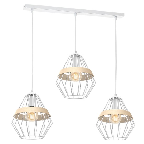 ΚΡΕΜΑΣΤΟ ΦΩΤΙΣΤΙΚΟ CLIFF WHITE 3XE27