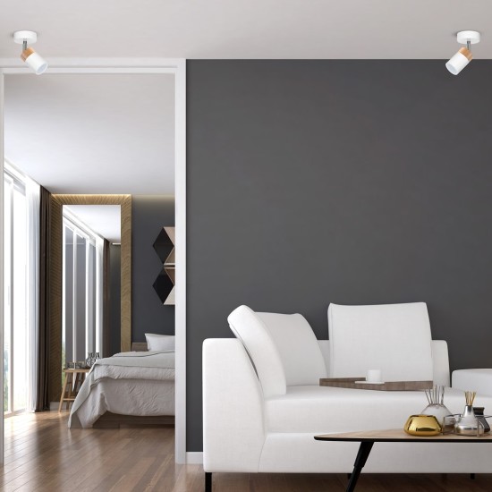 ΣΠΟΤ ΛΕΥΚΟ/ΞΥΛΟ JOKER GU10 MLP6299 ΣΠΟΤ ΛΕΥΚΟ/ΞΥΛΟ JOKER GU10 MLP6299