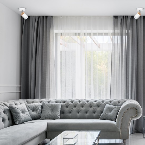 ΣΠΟΤ ΛΕΥΚΟ/ΞΥΛΟ JOKER GU10 MLP6299 ΣΠΟΤ ΛΕΥΚΟ/ΞΥΛΟ JOKER GU10 MLP6299