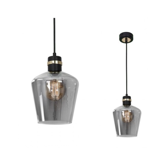 ΜΟΝΟΦΩΤΟ SMOKE ΚΡΕΜΑΣΤΟ RICHMOND 1XE27 ΜΟΝΟΦΩΤΟ SMOKE ΚΡΕΜΑΣΤΟ RICHMOND 1XE27