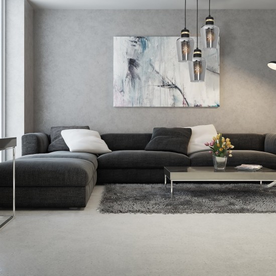 Κρεμαστό φωτιστικό RICHMOND BLACK / GOLD 3xE27 MLP6541