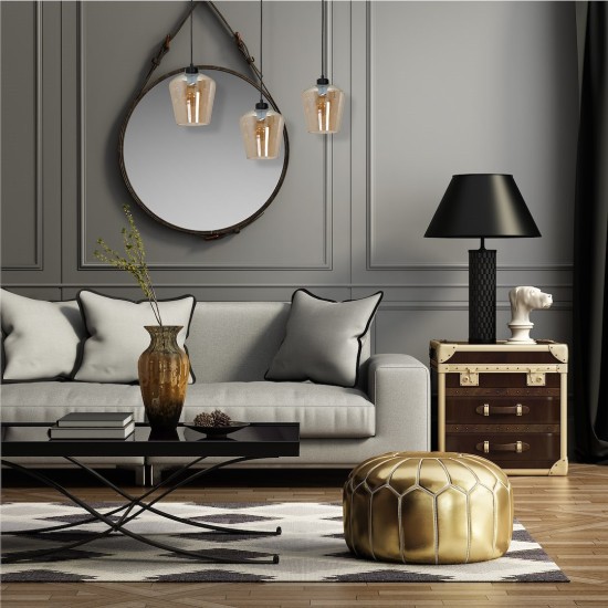 Κρεμαστό φωτιστικό SANTIAGO AMBER 3xE27 MLP6610