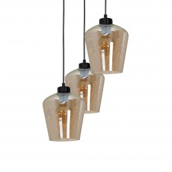 Κρεμαστό φωτιστικό SANTIAGO AMBER 3xE27 MLP6613