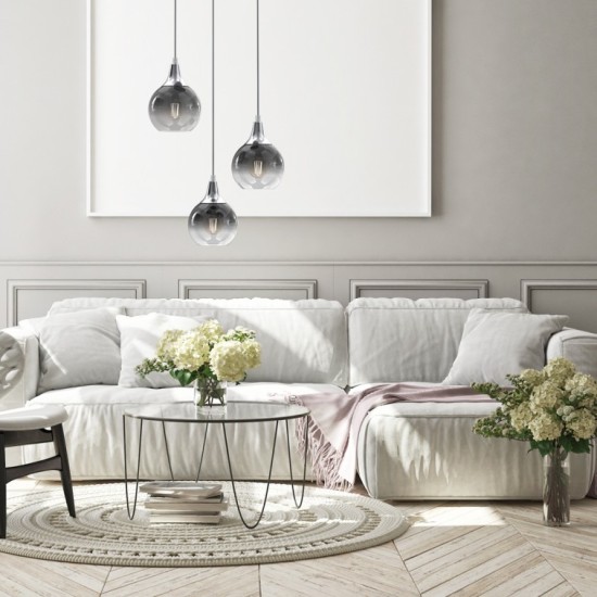 ΚΡΕΜΑΣΤΟ ΦΩΤΙΣΤΙΚΟ MONTE ΧΡΩΜΙΟ 3XE27 ΚΡΕΜΑΣΤΟ ΦΩΤΙΣΤΙΚΟ MONTE ΧΡΩΜΙΟ 3XE27