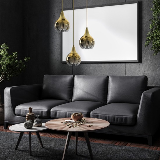 ΚΡΕΜΑΣΤΟ ΦΩΤΙΣΤΙΚΟ MONTE GOLD 3XE27 ΚΡΕΜΑΣΤΟ ΦΩΤΙΣΤΙΚΟ MONTE GOLD 3XE27