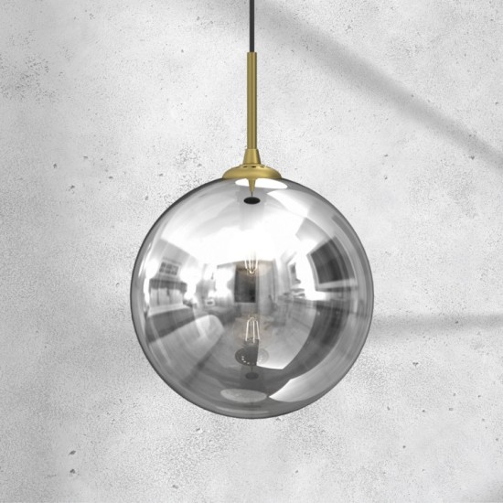 SMOKE ΜΟΝΟΦΩΤΟ ΜΑΥΡΟ REFLEX E27 Φ25