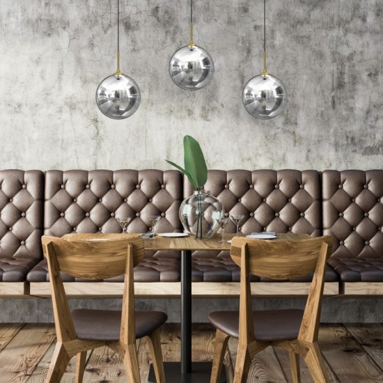 ΚΡΕΜΑΣΤΟ ΦΩΤΙΣΤΙΚΟ ΡΑΓΑ SMOKE ΜΑΥΡΟ REFLEX 3XE14 