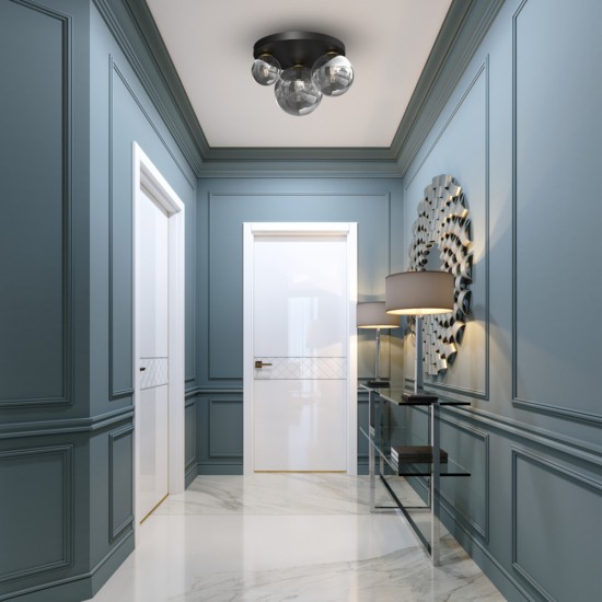 SMOKE ΟΡΟΦΗΣ ΦΩΤΙΣΤΙΚΟ  ΜΑΥΡΟ REFLEX 3XE14