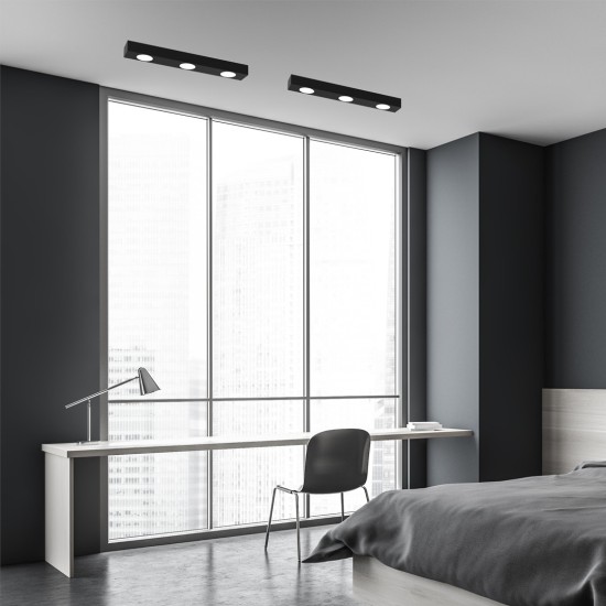 ΦΩΤΙΣΤΙΚΟ ΟΡΟΦΗΣ ALEXANDER  ΜΑΥΡΟ 3XGX53