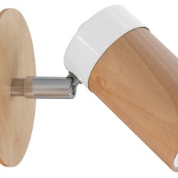 ΣΠΟΤ GU10 BARON ΛΕΥΚΟ/ΞΥΛΙΝΟ ΣΠΟΤ GU10 BARON ΛΕΥΚΟ/ΞΥΛΙΝΟ