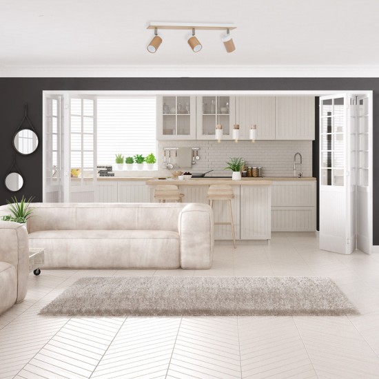 ΣΠΟΤ 3XGU10 BARON ΛΕΥΚΟ/ΞΥΛΙΝΟ