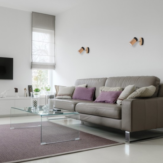 ΣΠΟΤ GU10 BARON ΜΑΥΡΟ/ΞΥΛΙΝΟ ΣΠΟΤ GU10 BARON ΜΑΥΡΟ/ΞΥΛΙΝΟ